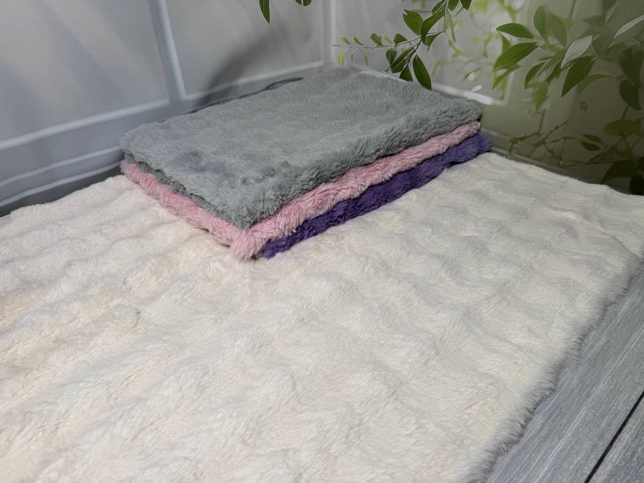 Килим шиншила білий |200x230 см| 