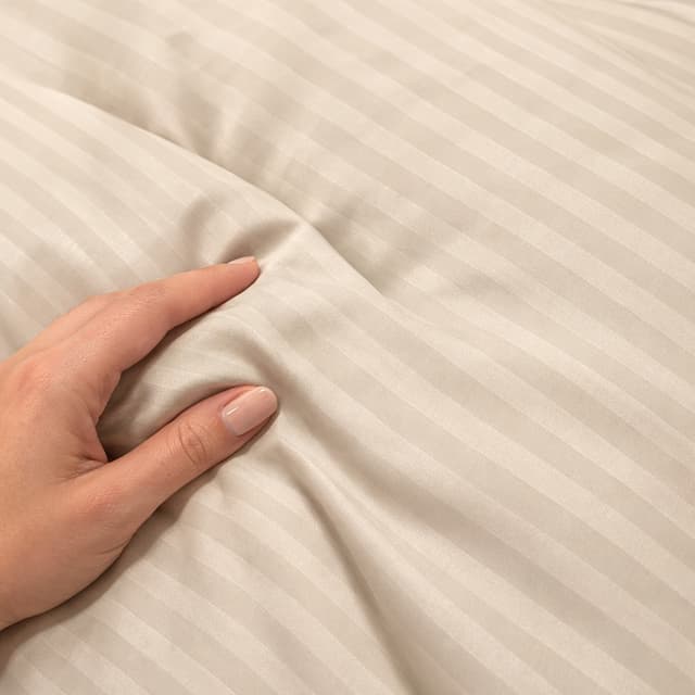 Комплект постільної білизни сатин пісок фото 2