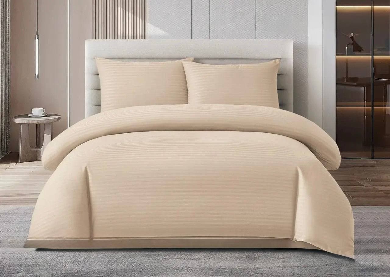 Комплект постільної білизни сатин пісок