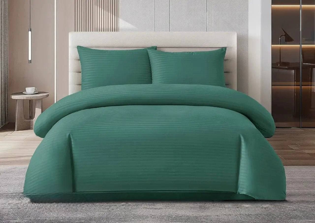 Комплект постільної білизни сатин зелений