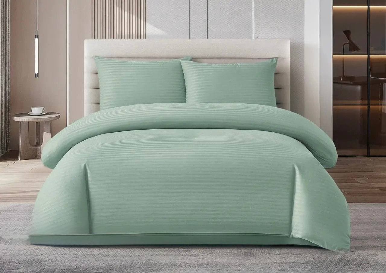 Комплект постільної білизни сатин фісташковий